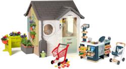 Smoby Házikó kis kertész részére bolttal Garden House Life Smoby kivételesen bővíthető és virágtartók 24 hó-tól (SM810255-G)