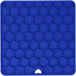 Eat Slow Live Longer - Fun & Relax Lick Mat (Kék; 23 x 19 cm)