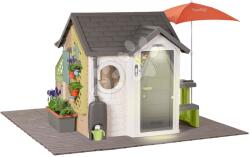 Smoby Házikó kis kertész részére Garden House Smoby kivételesen bővíthető padlóburkolattal és napernyővel 24 hó-tól (SM810255-L)