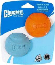 Chuckit! Fetch Labda Pakk - Tartós, magasra pattanó kutyalabdák (M; 2 db labda / csomag; Átmérő: 6.5 cm)