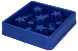 Holland Animal Care Star habzsolásgátló tál (14 x 14 cm, 6 cm magas perem; XS; Kék)