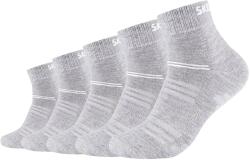Skechers Mesh Ventilation Quarter Zokni 34 szürke