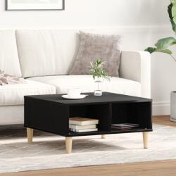 vidaXL Fekete tölgy asztal 60x60x30 cm Műanyag (862586)