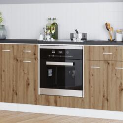 vidaXL Sütőszekrény Artisan tölgy 60x46x81, 5 cm furnérozott MDF (863297)