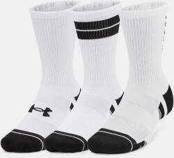 Under Armour Unisex zokni Under Armour UA Perf Tech Nov Crew (3 pár) XL fehér
