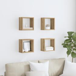 vidaXL Fali polcok Artisan tölgy MDF furnérral 26 x 15 x 26 cm (875179)