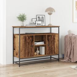 vidaXL Old fa oldalszekrény 100x35x80 cm Műgyanta és Acél (862976)