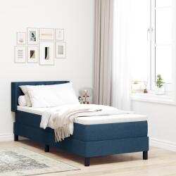 vidaXL Box Spring Ágy Matraccal Kék 80x200 cm Kárpit (3341138)