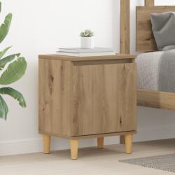 vidaXL Mesteri tölgy éjjeli asztal Mesteri tölgy MDF 40 x 30 x 50 cm (875105)