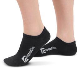 inSPORTline Antibakteriális bokazokni bambuszból 3 pár inSPORTline Silvatic Ankle AG+, unisex, kényelmes, rugalmas, antibakteriális Szín: fekete, Méret: 35-38
