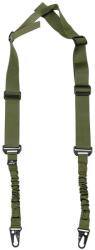 MFH Bungee heveder, 2 pontos, OD zöld