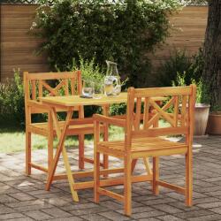 vidaXL kertiszékek 2 db 56x56x90 cm tömör akácfából (4105523)