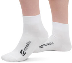 inSPORTline Antibakteriális bambusz zokni inSPORTline Silvatic Mid AG+ 3 pár, unisex, középhosszú, rugalmas, antibakteriális, környezetbarát Szín: Fehér, Méret: 35-38