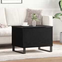 vidaXL Fekete fa emelhető dohányzóasztal 60x44, 5x45 cm Mérnöki fa (862967)