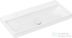 Hansgrohe XELU Q 100x48 cm-es pultra ültethető mosdó csaplyuk nélkül, Smartclean bevonattal, fehér 61041450 (61041450)