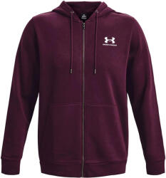 Under Armour Essential Fleece Full Zip Hood férfi edzőfelső melegítőfelső S vörös