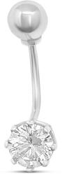 ÉkszerM Fehérarany Köldök Piercing AU 93721