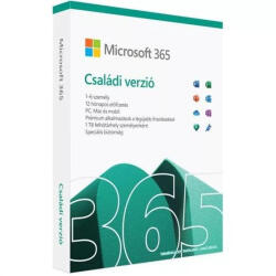 Microsoft Office 365 Family EuroZone 6 Felhasználó 1 Év HUN BOX FY25H2 (EP2-32372) - mzona