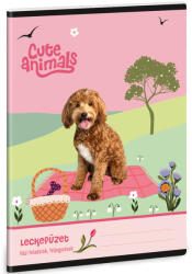 Ars Una Ars Una: Cute animals Doggie kutyás leckefüzet 38 lapos A/5 (50844586) - jatekshop