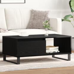 vidaXL Fekete Tölgy Kávézó Asztal 90x50x36, 5 cm Műszaki Fa (862963)