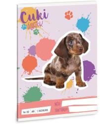 Ars Una Ars Una: Cuki Állatok - Harlekin tacskó A/5 1. osztályos vonalas füzet 14-32 (53584960) - jatekshop