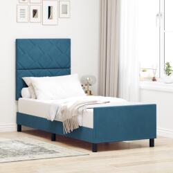 vidaXL Sötétkék Bársonyos Ágykeret 80x200 cm (3344973)