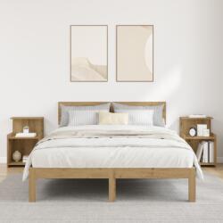vidaXL ágyas szekrények 2 db Mesteri tölgy 40x35x60 cm Szerelt fa (875137)