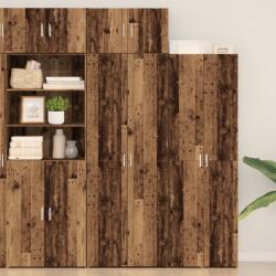 vidaXL Faliszekrény Régi Fa 70x42.5x225 cm Fából készült (3365635)