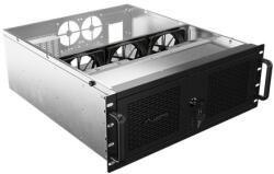 Lanberg Rack szerver ház ATX 520/12 19"/4U (SC01-5204-12B) - bbmarket