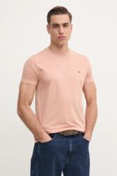 Lacoste pamut póló narancssárga, férfi, sima, TH6709 - narancssárga XL