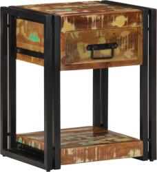 vidaXL Éjjeli Szekrények 2 db 40x35x50 cm Tömör fa újrahasznosított (4016691)
