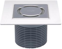 HL HL37NP Rácstartó PVC -ből d 110mm/185x185mm/115x115mm nemesacél ráccsal