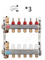 Ferro 3 körös osztó gyűjtő Danfoss TWA motorral (SN-RZPU03S+088h3142)