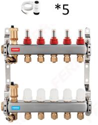 Ferro 5 körös osztó gyűjtő Danfoss TWA motorral (SN-RZPU05S+088h3142)