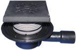 HL HL510NPrG Padlóösszefolyó DN40/50