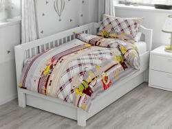  HELLO BEAR szürke pamut baba ágyneműhuzat