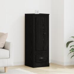 vidaXL Magas szekrény Fekete Tölgy 36x35, 5x103, 5 cm Műanyag Fa (862819)