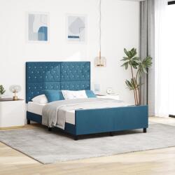 vidaXL Sötétkék Bársony Ágykeret 140x200 cm (3344883)