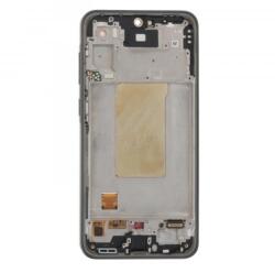 Samsung A366 Galaxy A36 5G, LCD kijelző érintőplexivel és előlap kerettel, fekete (TFT INCELL)