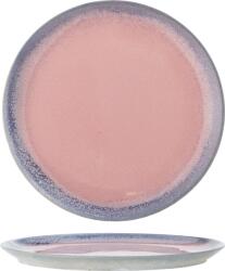 Bloomingville Farfurie pentru prânz Paula 26, 5 cm roz și albastru (82061660)