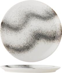 Bloomingville Farfurie pentru prânz Paula 26, 5 cm gri-albă (82061659)