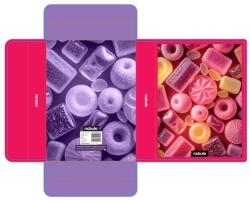 Nebulo Candy A5 hullámkarton füzetbox (HB-A5-CANDY) - tintasziget