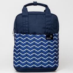 Heavy Tools sötétkék / fehér mintás textil kézi / hátizsák ejoka25 navy