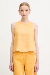 Benetton vászon felső sárga, sima, 5BMLDQ0BU - sárga L