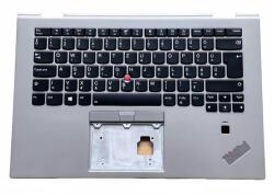 Lenovo Thinkpad X1 Yoga 3rd Gen háttérvilágítással (backlit) trackpointtal (pointer) ezüst burkolattal (topcase) magyar (HU) laptop/notebook billentyűzet gyári sérült