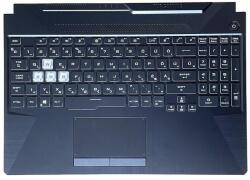 ASUS TUF Gaming F15 FX506HE FX506HC FX506HM A15 FA506QR FA506QM FA506IC series 90NR05V6-R31HU0 90NR0703-R31HU0 RGB Multi-color háttérvilágítással (backlit) fekete burkolattal (topcase) magyar (HU) laptop/n