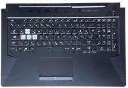 ASUS TUF Gaming A17 FA706I FA706II FA706IU FA706IH FA706IU F17 FX706LI series 90NR03K1-R32HU0 RGB Multi-color háttérvilágítással (backlit) fekete burkolattal (topcase) magyar (HU) laptop/notebook billentyű