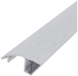 Avide Oldalfali rejtett világításhoz áttetsző búrás alu profil Avide (AVI AAP W 2M S CL)