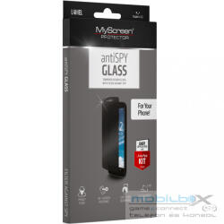 Apple iPhone 13 Pro Max / 14 Plus, Kijelzővédő fólia, ütésálló fólia (az íves részre NEM hajlik rá! ), Tempered Glass (edzett üveg), MyScreen Protector, Antispy Glass, Clear - mobil-box