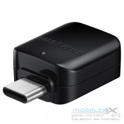  Adapter, USB Type-C - OTG átalakító (USB / Pendrive csatlakoztatásához), Samsung, fekete, gyári
